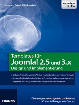 cover image of Templates für Joomla! 2.5 und 3.x